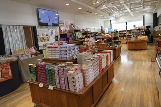 道の駅リニューアル後売店