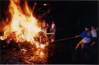 写真：大俣の水神祭