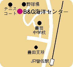 海洋センター地図イラスト 海洋センター地図イラスト