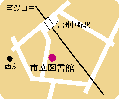 図書館地図イラスト