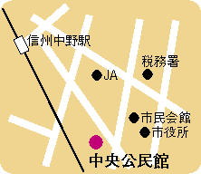 中央公民館地図イラスト 中央公民館地図イラスト