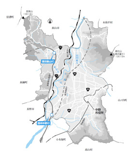 中野市の全体図