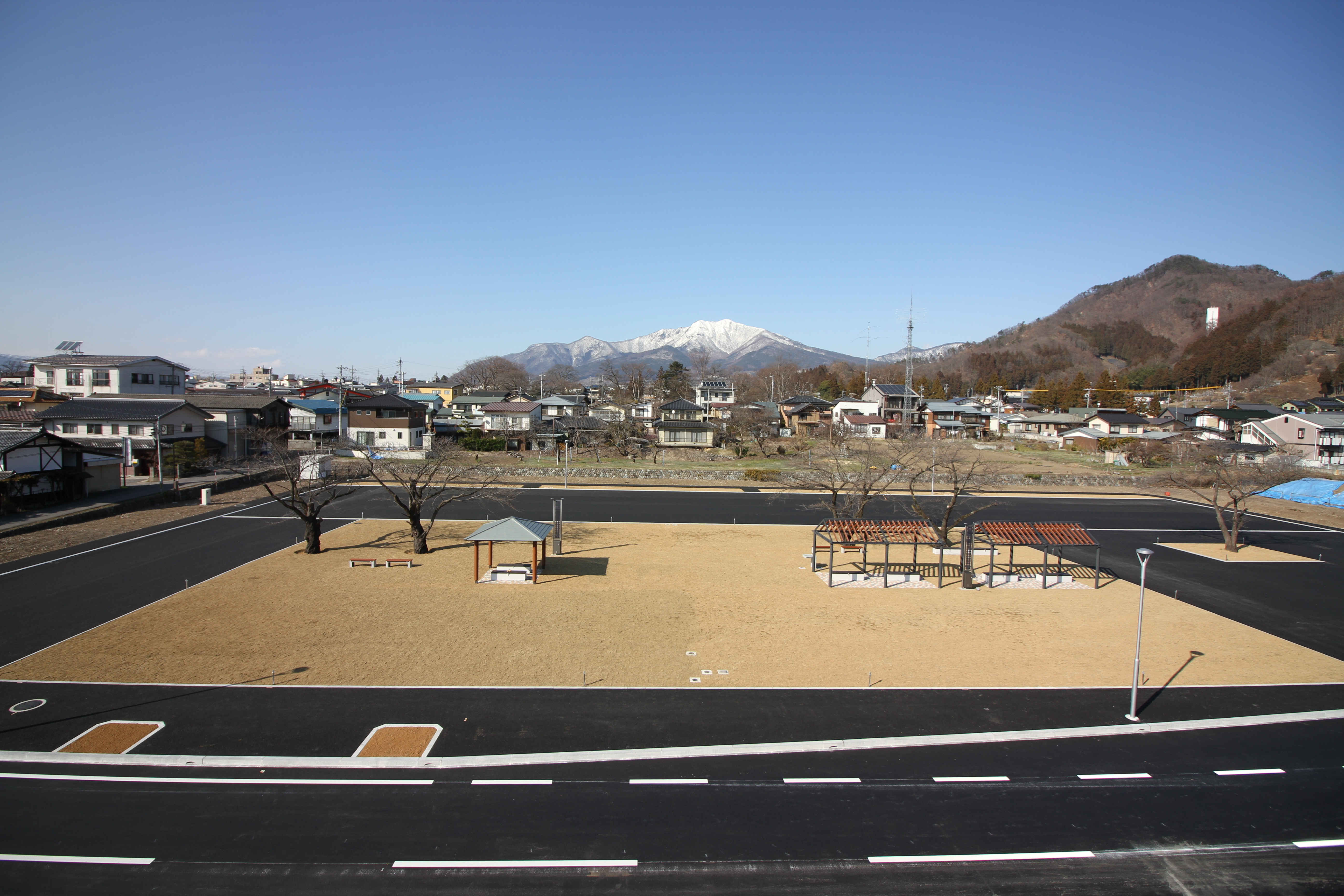 中野市防災広場の全景