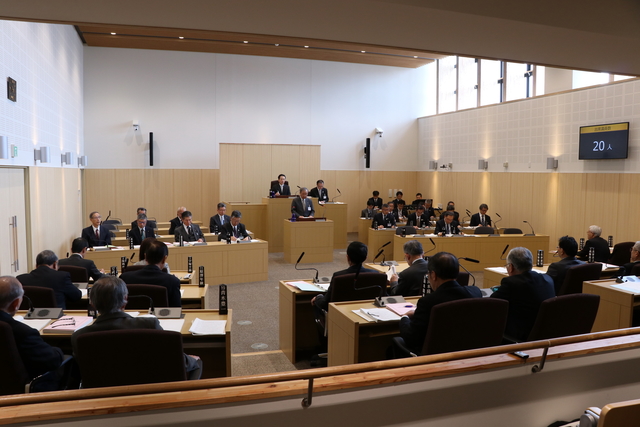 市議会3月定例会の写真