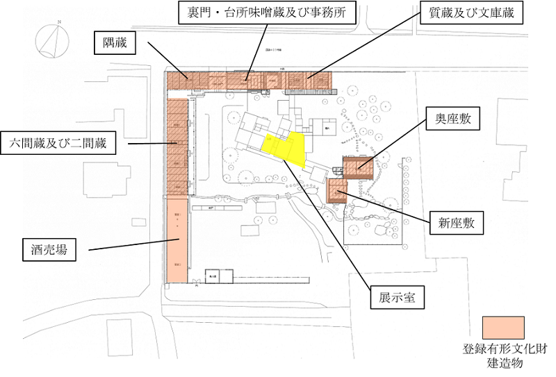 旧山田家配置図