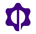 アイコン（紫の市章）