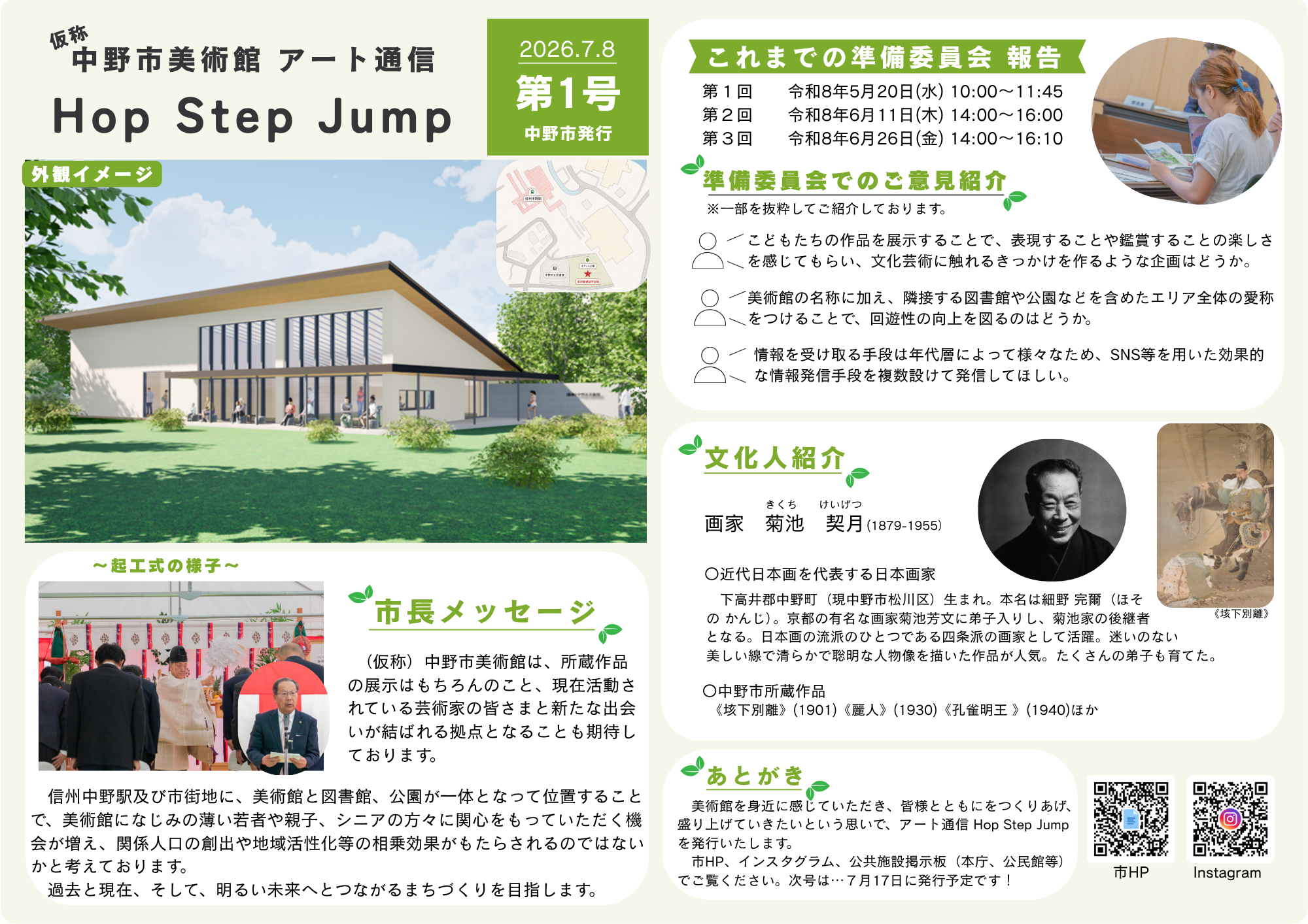アート通信「Hop Step Jump」第1号 アート通信「Hop Step Jump」第1号