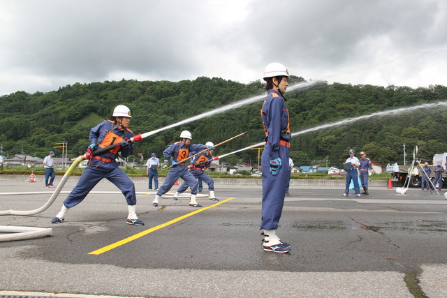 ポンプ操法及びラッパ吹奏大会