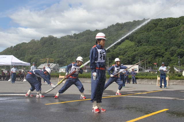H27_06_28_消防団ポンプ走法及びラッパ吹奏大会