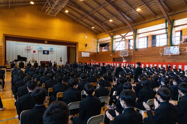 中野平中学校卒業式