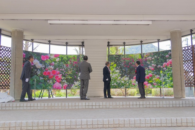 一本木公園ステージバック
