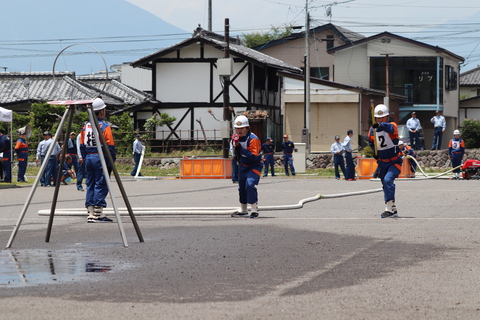 小型ポンプ操法