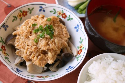 きのこのえのき味噌がけ きのこのえのき味噌がけの写真