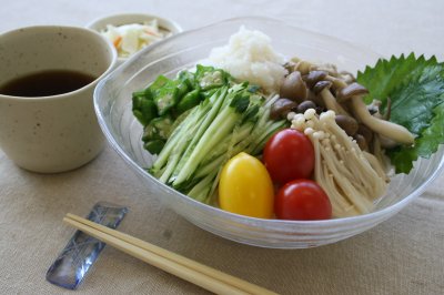 きのこおろしそうめん きのこおろしそうめんの写真